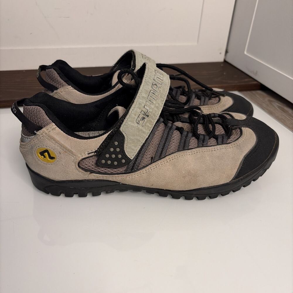 Shimano SPD M036W Mountain Cycling Sneaker Mens 10 Beige Black